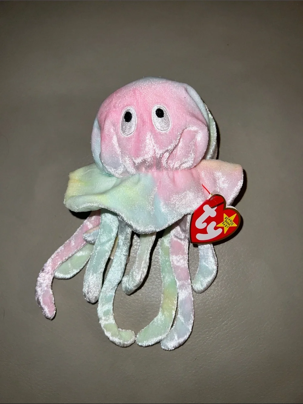 TY Pastel Jellyfish Plush - Multicolor Soft Tentacle Toy